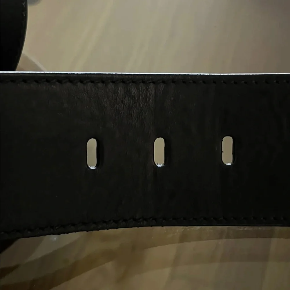 Roberto Cavalli Black Leather Buckle Belt - Picture 8 of 13